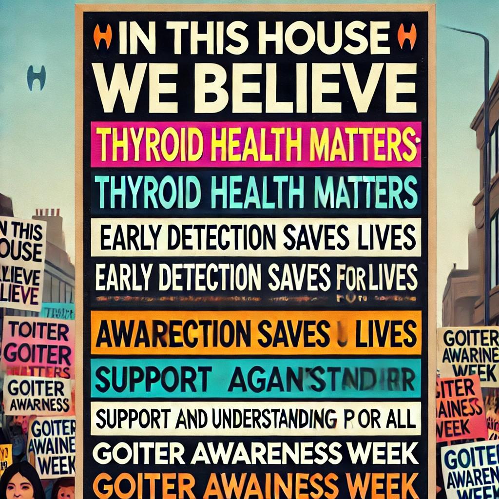 In this house we believe thyroid health matters