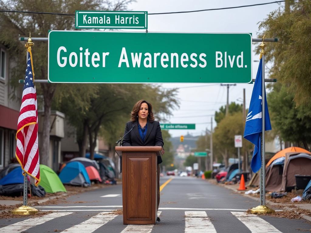 Goiter Awareness Boulevard dedication ceremony